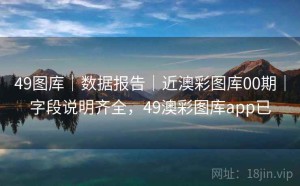 49图库｜数据报告｜近澳彩图库00期｜字段说明齐全，49澳彩图库app已